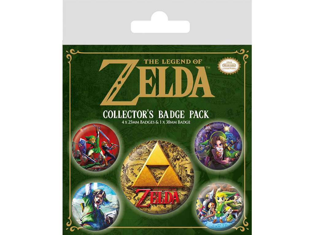 The Legend of Zelda - 5-pak badges
