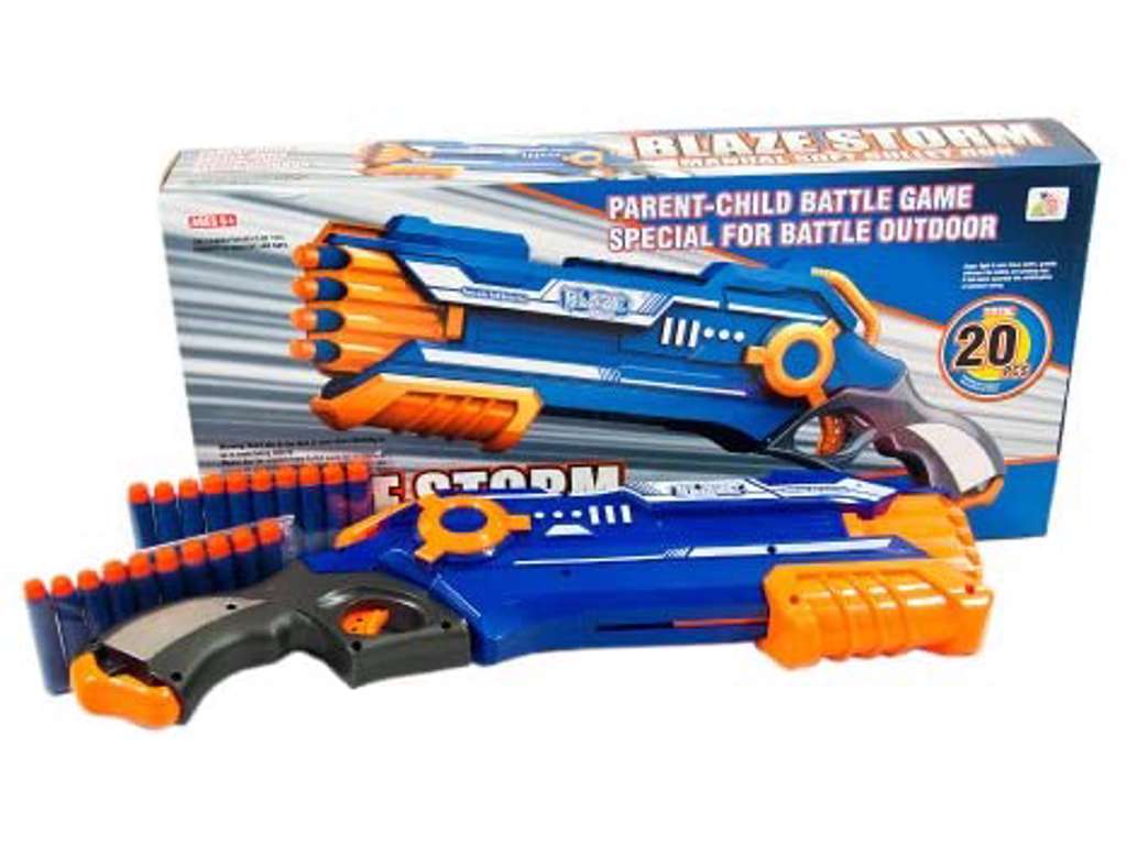 Blaze Storm soft bullet pistol med 20 skud