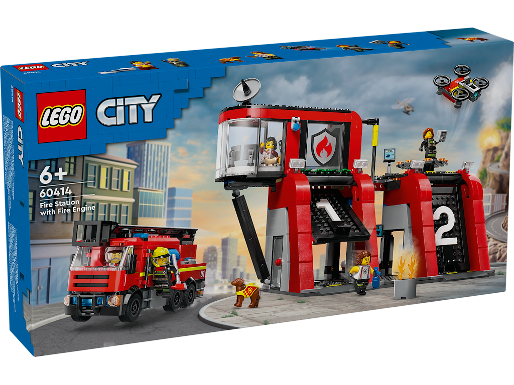 Brandstation med brandbil - 60414 - LEGO City Fire