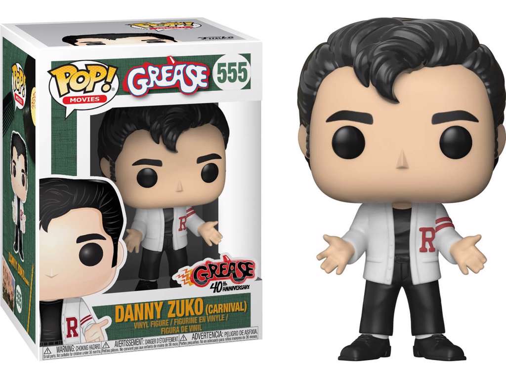 Grease POP! vinyl figur af Danny Zuko (Sweater) på 9 cm
