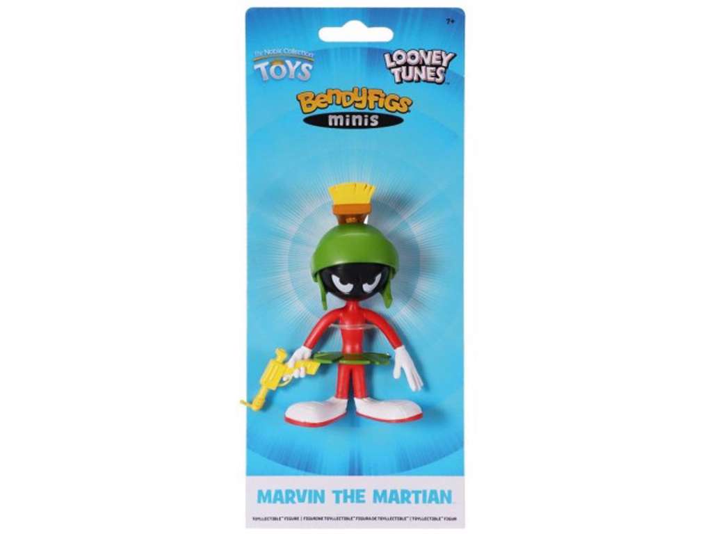 Looney Tunes Bendyfigs bøjelig figur af Marvin the Martian på 11 cm