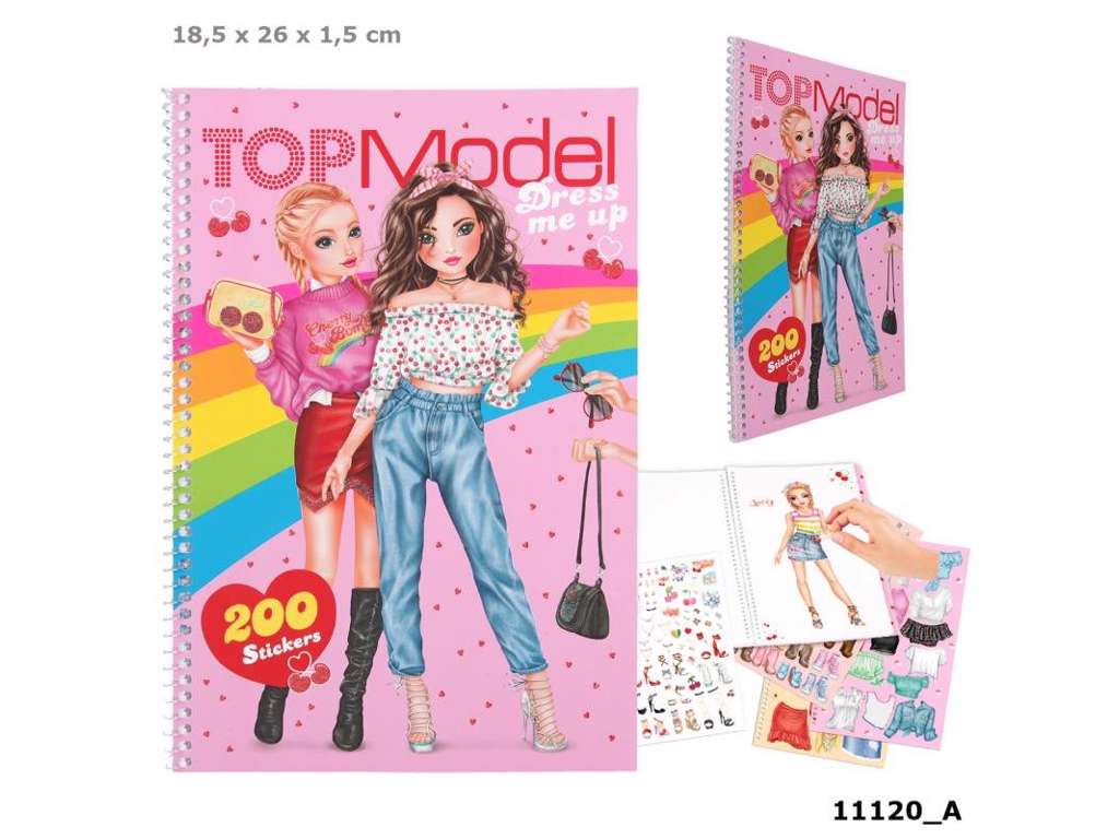 Top Model Dress me up designbog -  Cherry Bomb