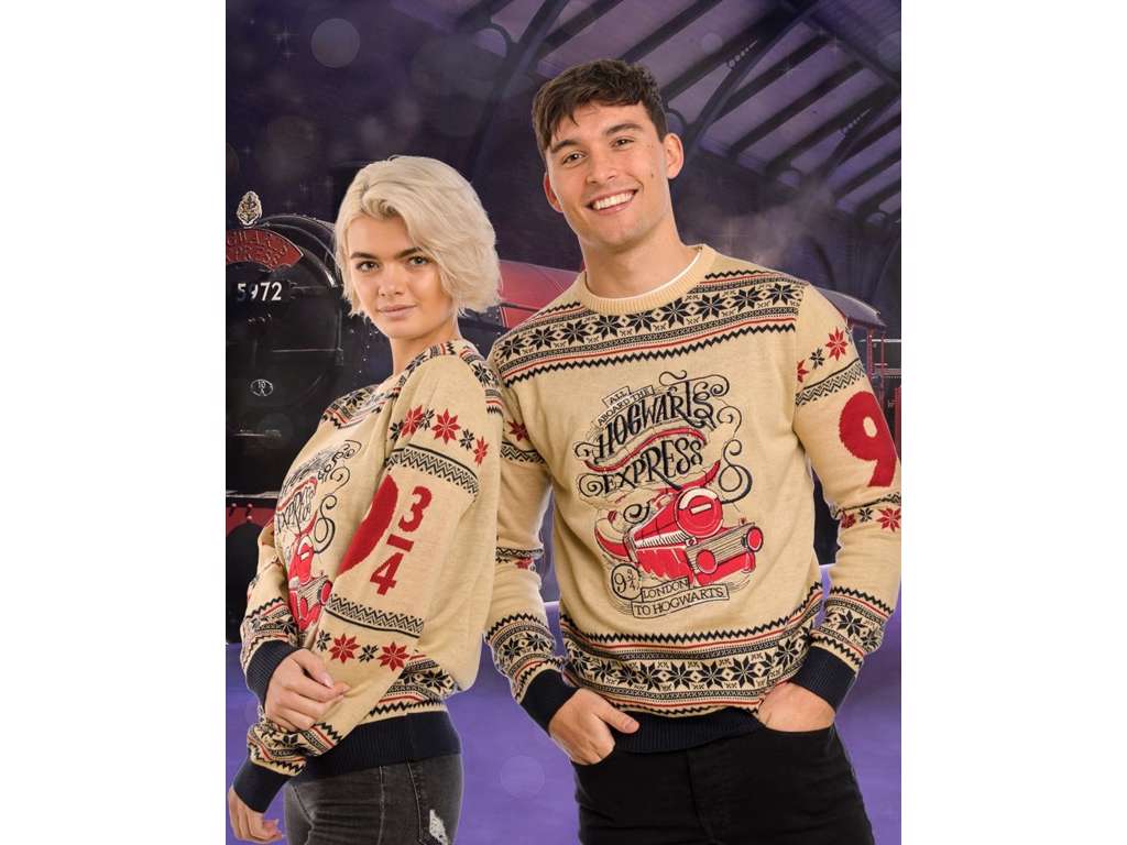 Harry Potter Hogwarts Express julesweater str XXL