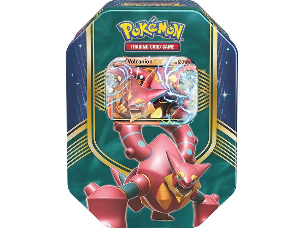 Pokémon Volcanion EX tin box