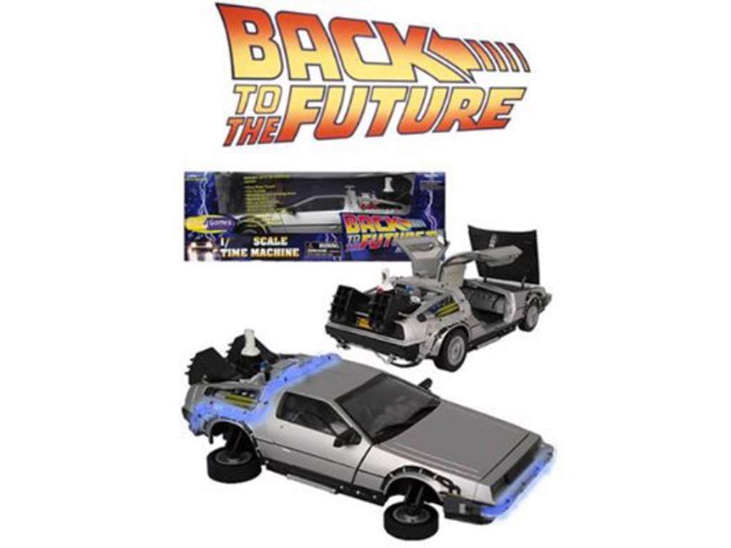 Back To The Future 2 Time Machine Mk2 1:15 med lyd og lys