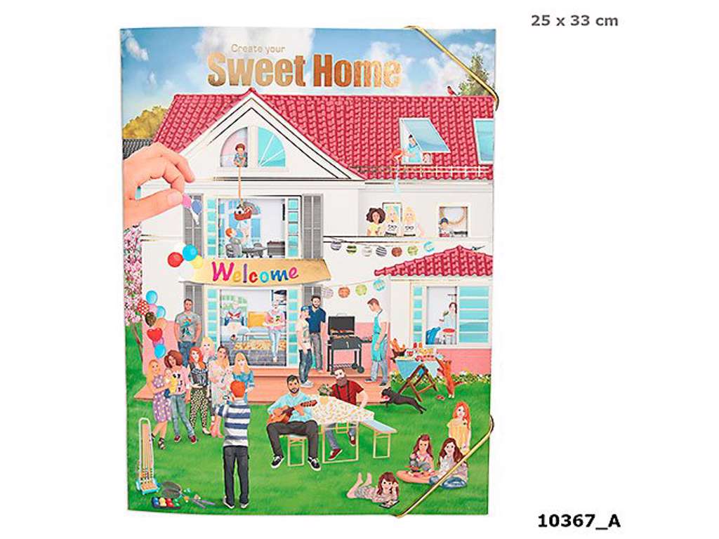 Create your Sweet Home klistermærkebog