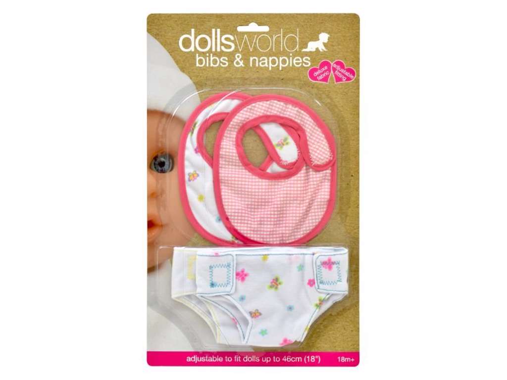 Hagesmæk og ble til dukker op til 46cm fra Dolls World