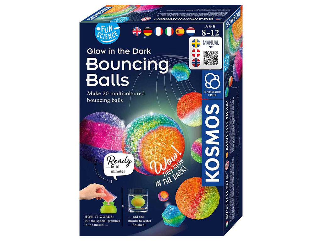 Fun Science - Glow in the Dark Bouncing Balls - STEM (DA/SE/NO)