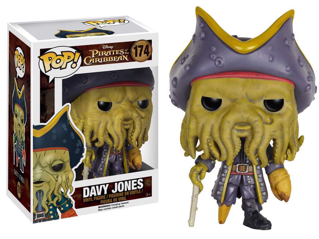 Pirates of the Caribbean POP! vinyl figur af Davy Jones på 9 cm