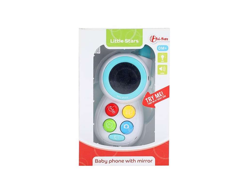Baby telefon med lys og lyd