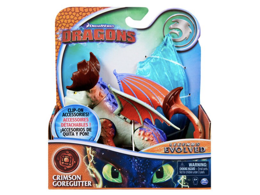 Dragons Legends Evolved figur af Crimson Goregutter