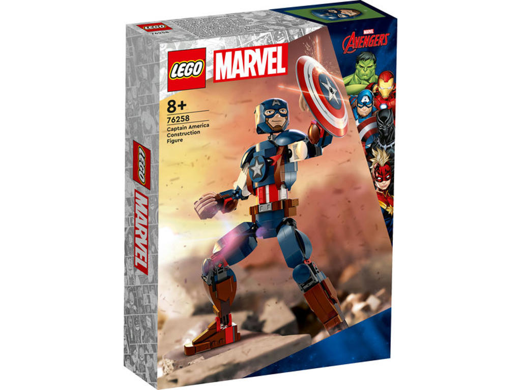 LEGO Super Heroes Marvel - Byg selv-figur af Captain America - 76258