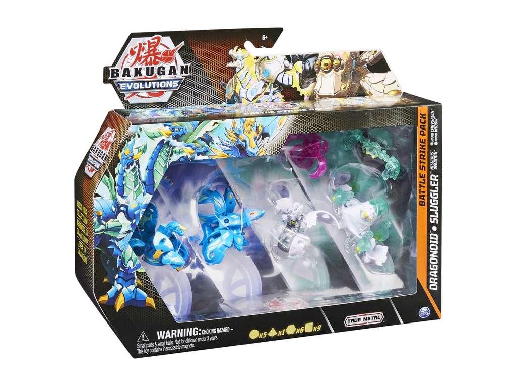 Bakugan Battle Strike Pack med Dragonoid and Sluggler