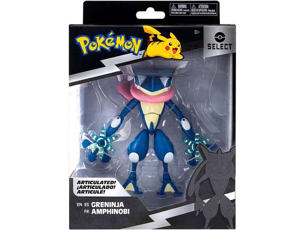 Pokémon 25th anniversary action figur af Greninja på 15 cm