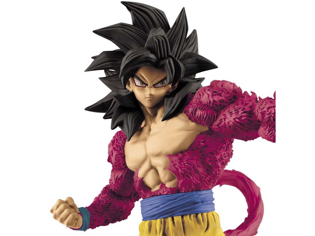 Dragon Ball GT Full Scratch statue af Super Saiyan 4 Son Goku på 18 cm