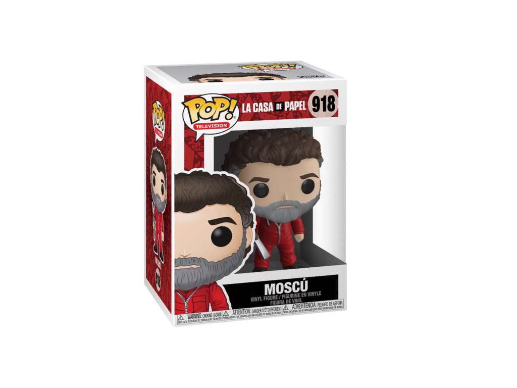 Money Heist POP! TV Vinyl Figure Moscow 9 cm