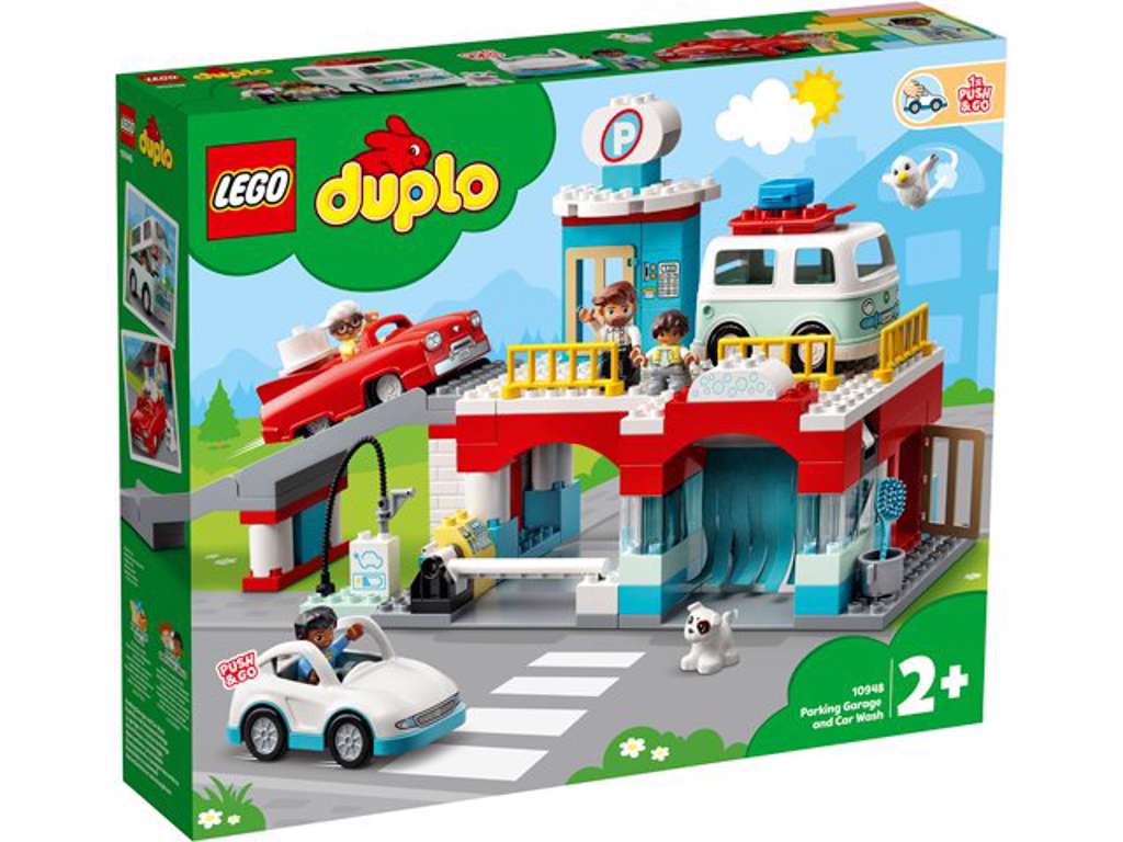 Lego Duplo -      Parkeringshus og bilvask  - 10948