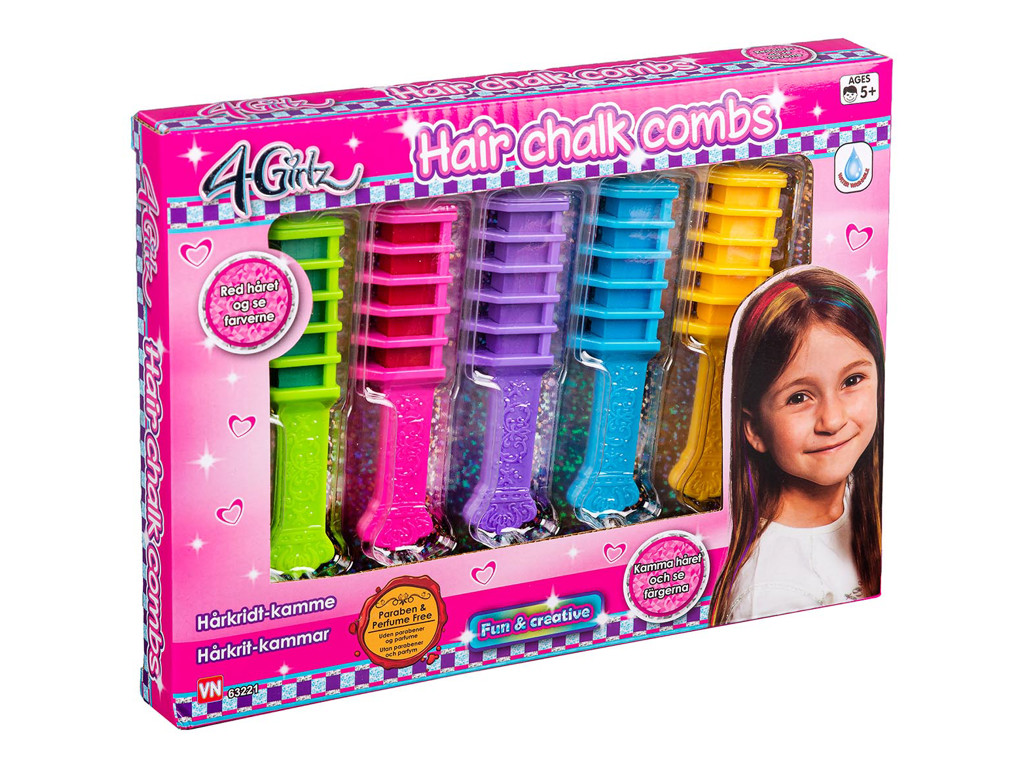 4-GIRLZ 5 Hårkridt kamme