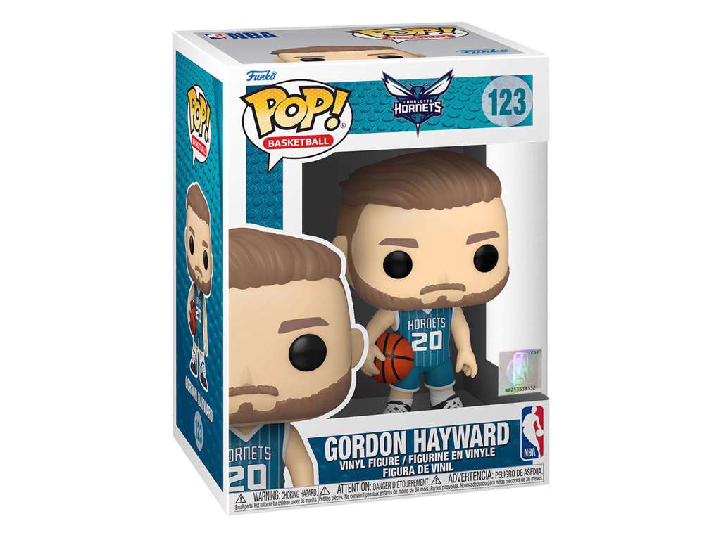 NBA Charlotte Hornets POP! Basketball Vinyl Figure Gordon Hayward (Teal Jersey) 9 cm