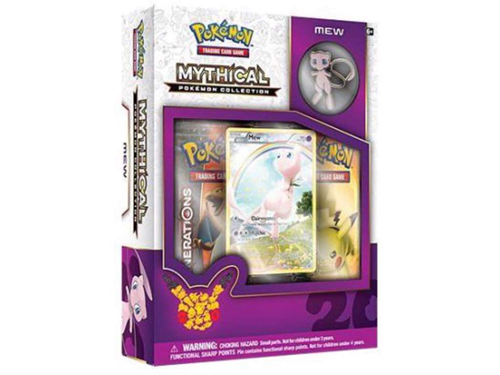 Pokémon 20th jubilæums boks med Mew