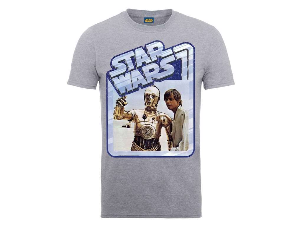 Star Wars T-Shirt C3 & Luke Poster str M
