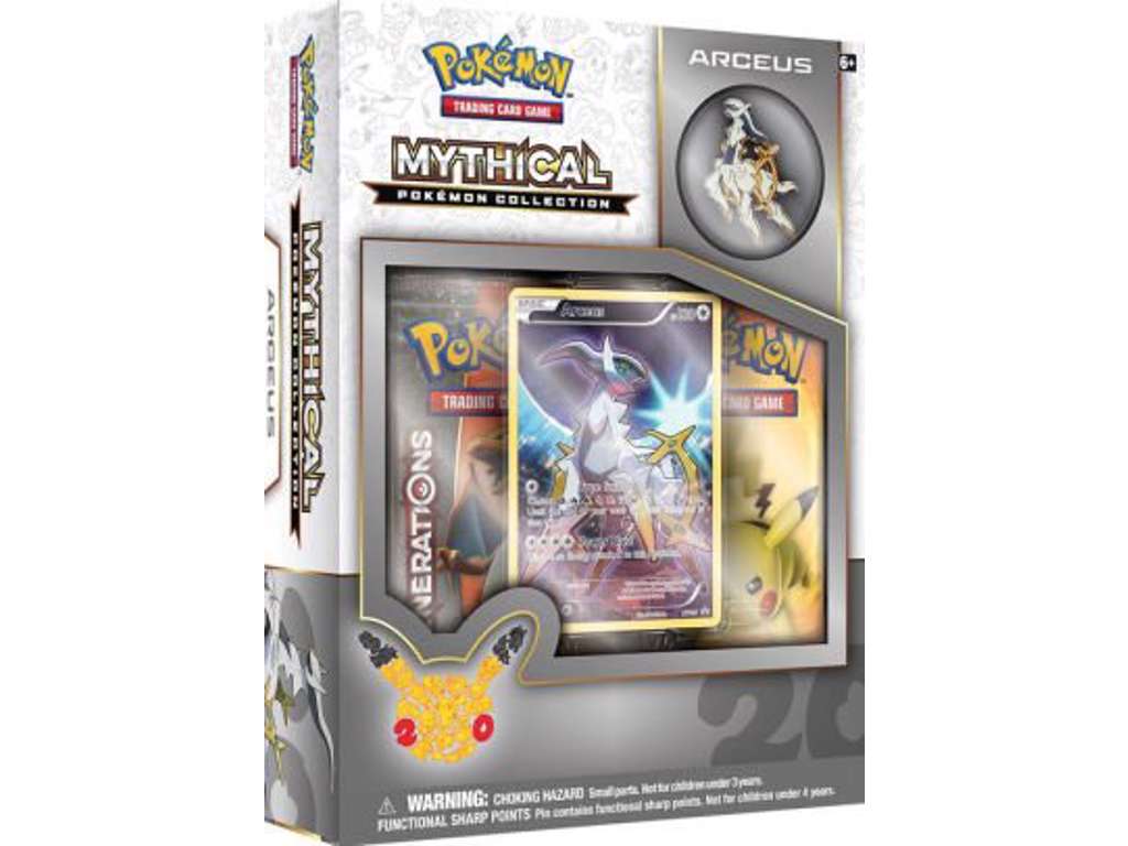 Pokémon 20th jubilæums boks med Arceus