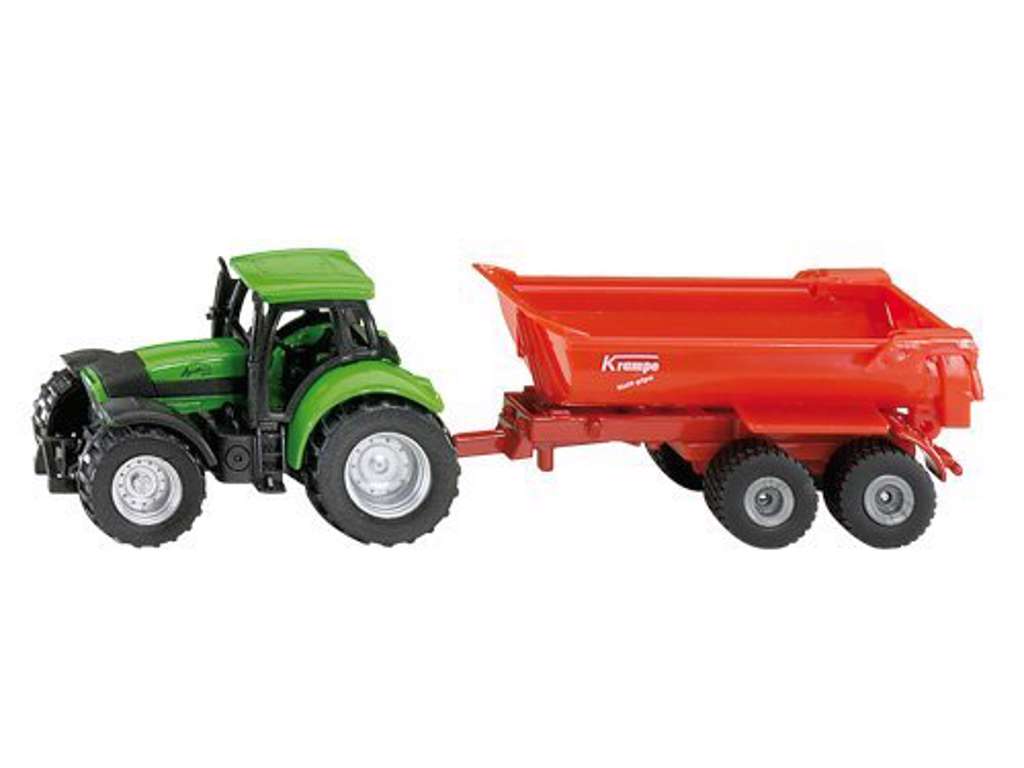 Siku traktor med tippevogn