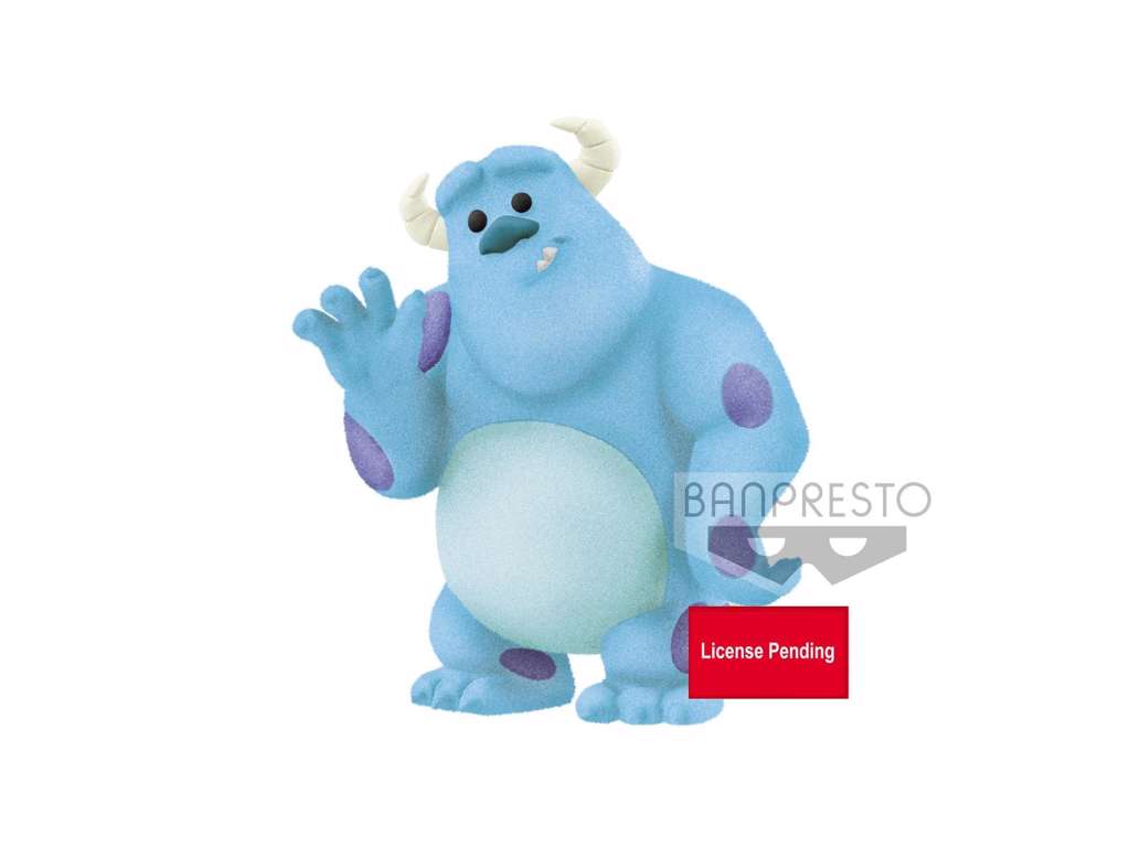 Disney Pixar Fluffy Puffy Petit mini figur af Sulley (Monsters Inc.) på 5 cm