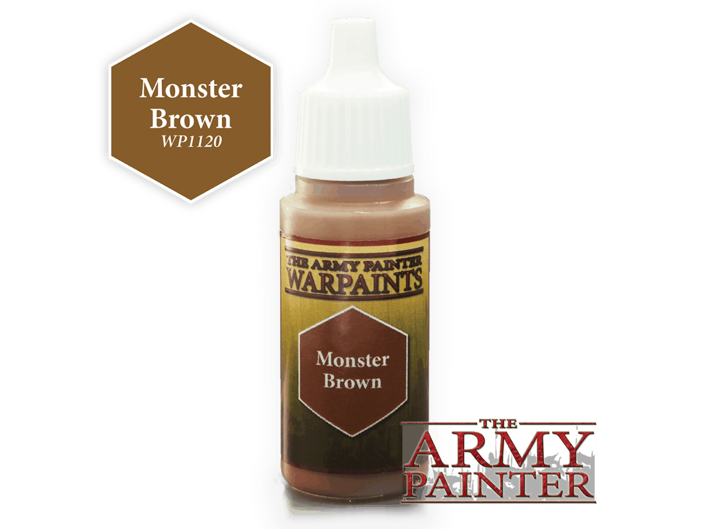 Monster Brown Warpaint - The Army Painter akrylmaling til figurer