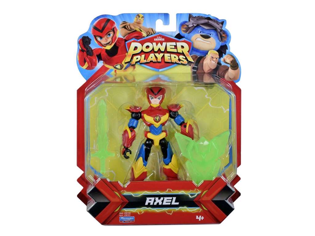 Power Players action figur af Axel på 12 cm