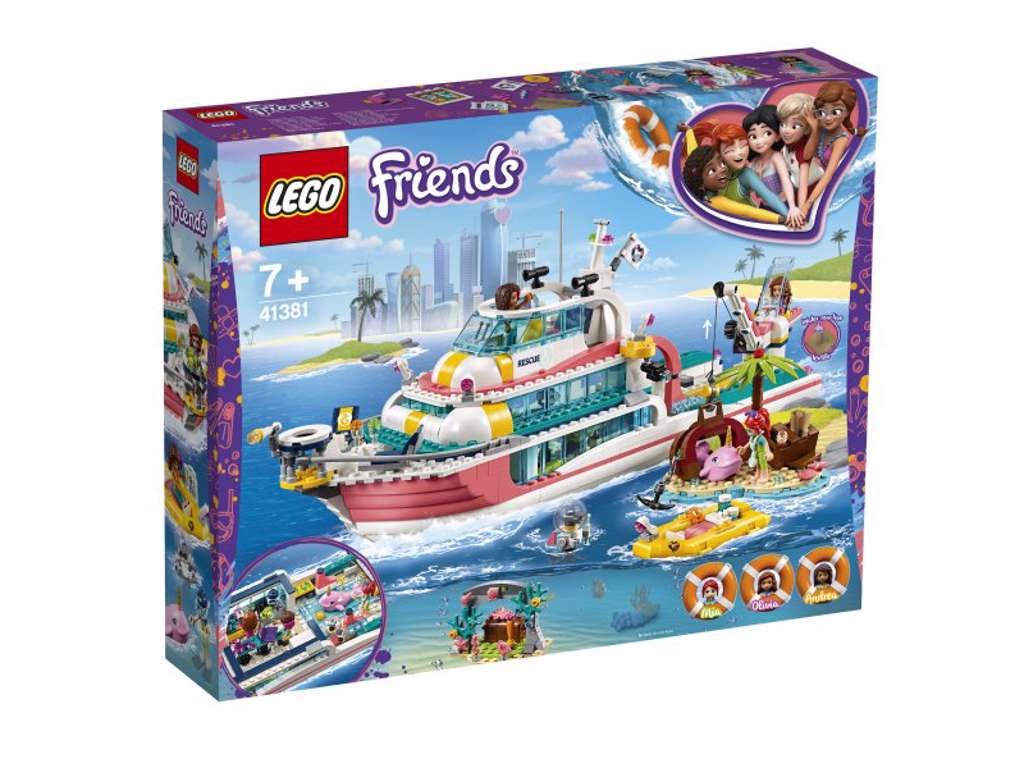 LEGO Friends - Redningsmissionsbåd - 41381