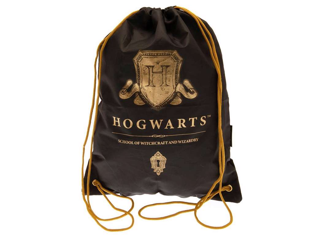 Harry Potter Draw String Bag / gymnastikpose - Hogwarts Shield