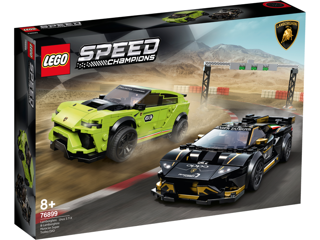LEGO Speed Champions - Lamborghini Urus ST-X & Lamborghini Huracán Super Trofeo EVO - 76899
