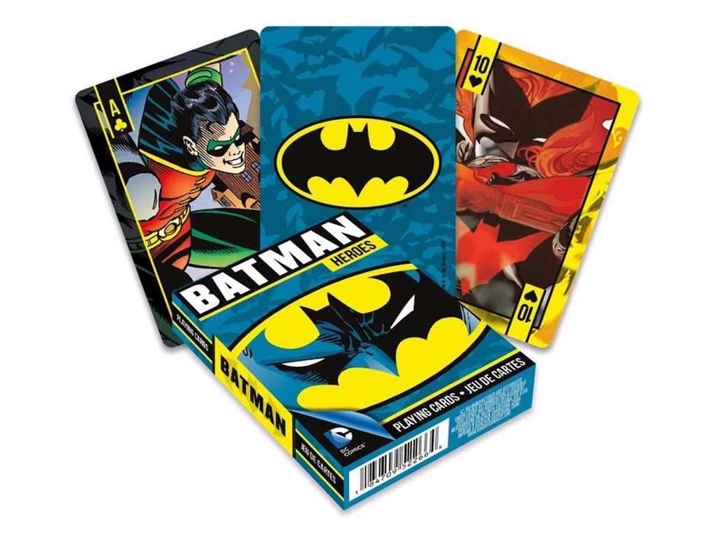 DC Comics spillekort med Batman helte