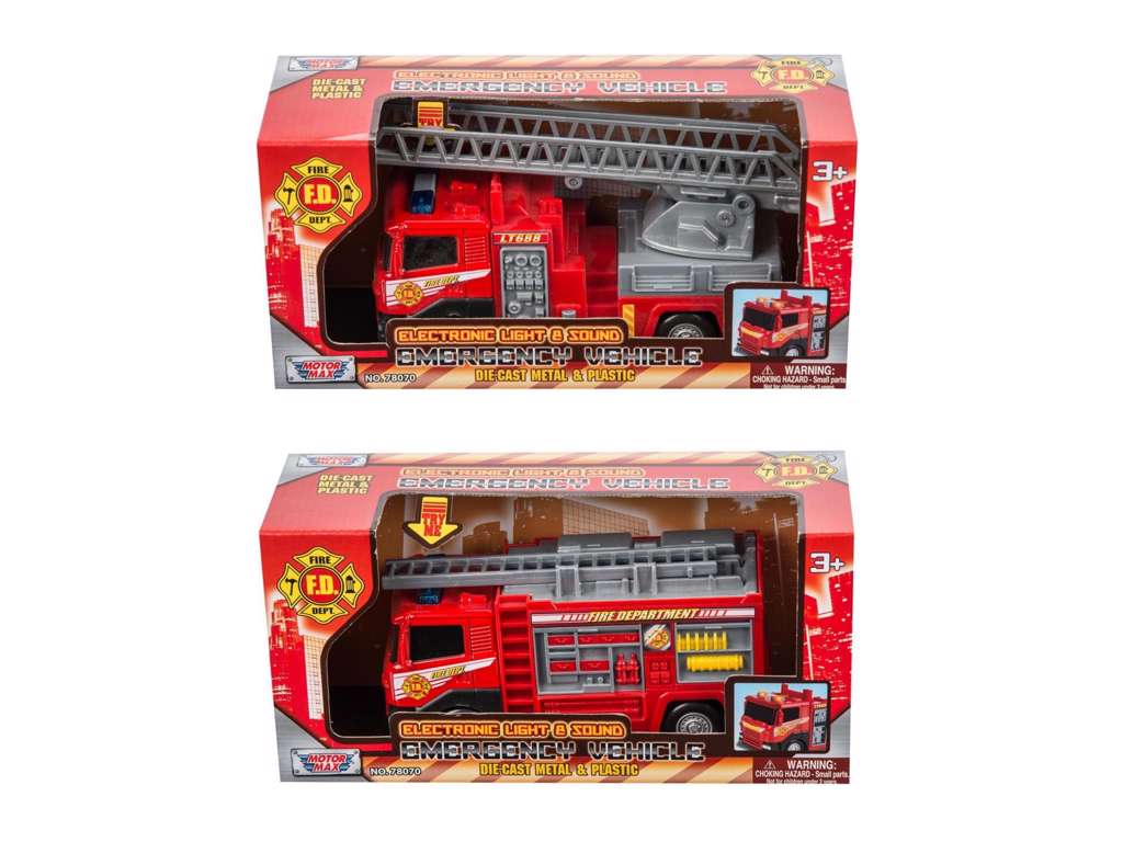 Brandbil med lys og lyd