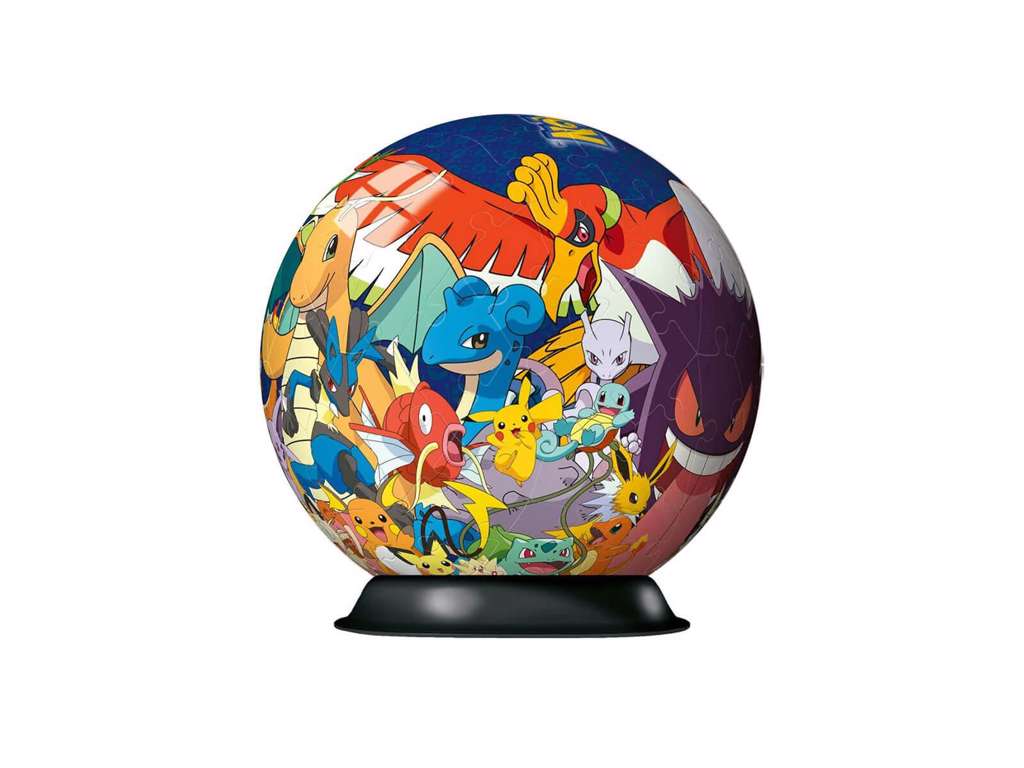 3D Pokemon Pokeball med 72 brikker fra Ravensburger
