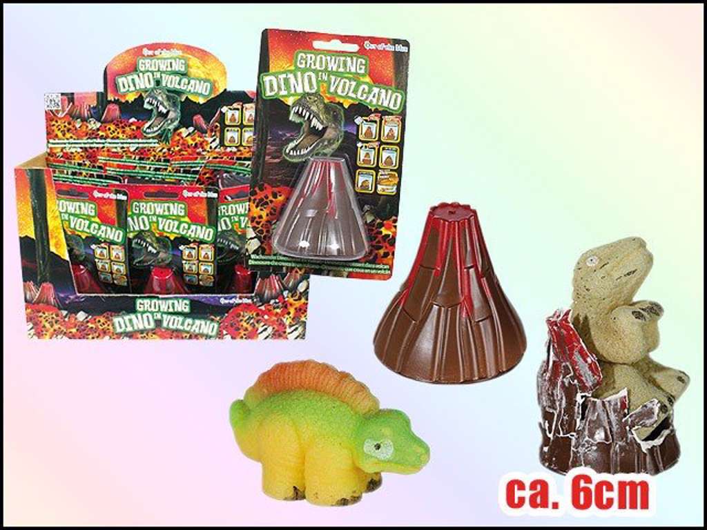 Voksende dinosaur vulkan 6 cm
