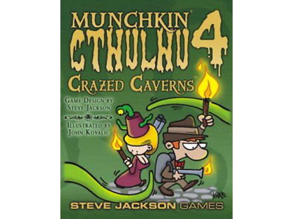 Munchkin Cthulhu 4 Crazed Caverns - brætspil