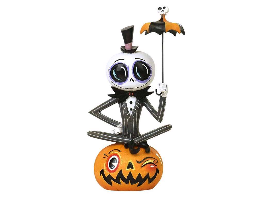 The World of Miss Mindy Presents Disney statue af Jack Skellington (Nightmare Before Christmas) på 18 cm