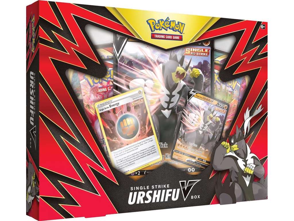 Pokémon Single Strike Urshifu V box - rød