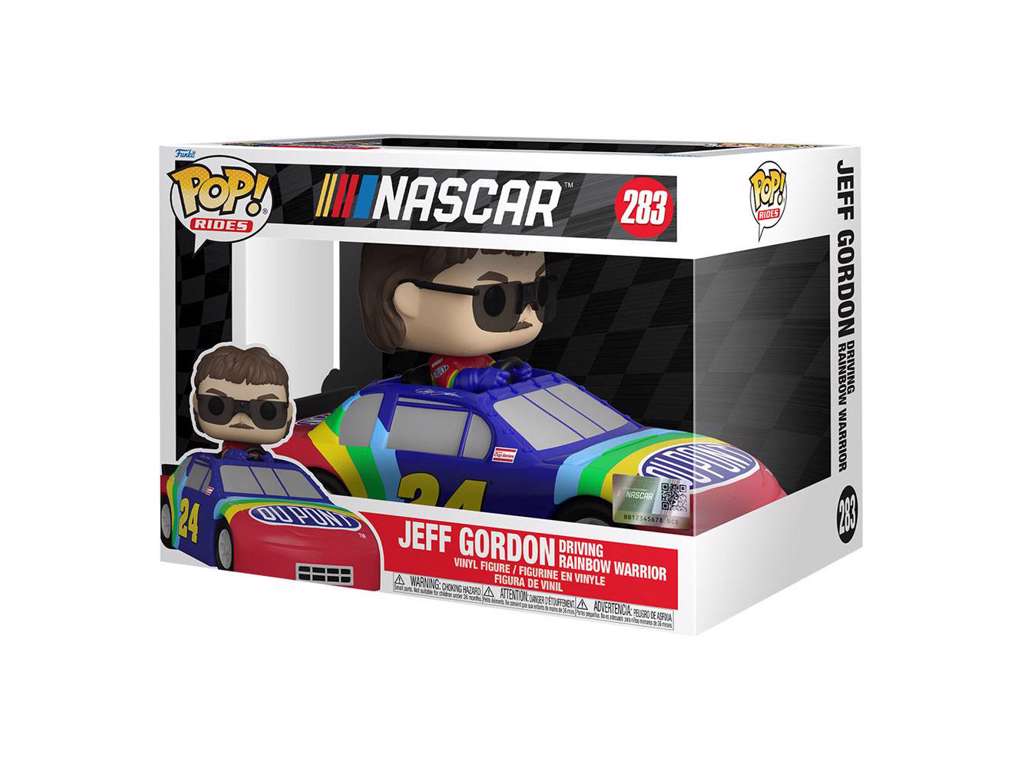 NASCAR POP! Rides Super Deluxe Vinyl Figure Jeff Gordon (Rainbow Warrior) 15 cm