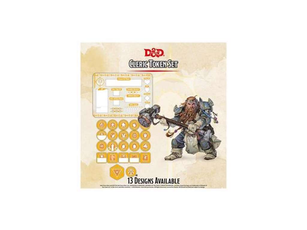 Dungeons & Dragons - Cleric Token sæt