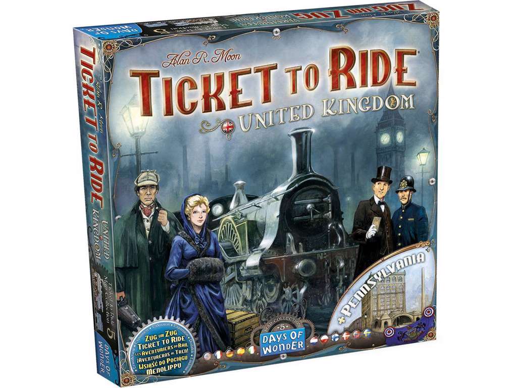 Ticket To Ride - United Kingdom - brætspil