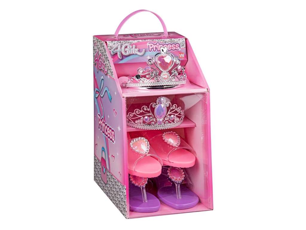 2 sæt diademer og sko fra 4-Girlz