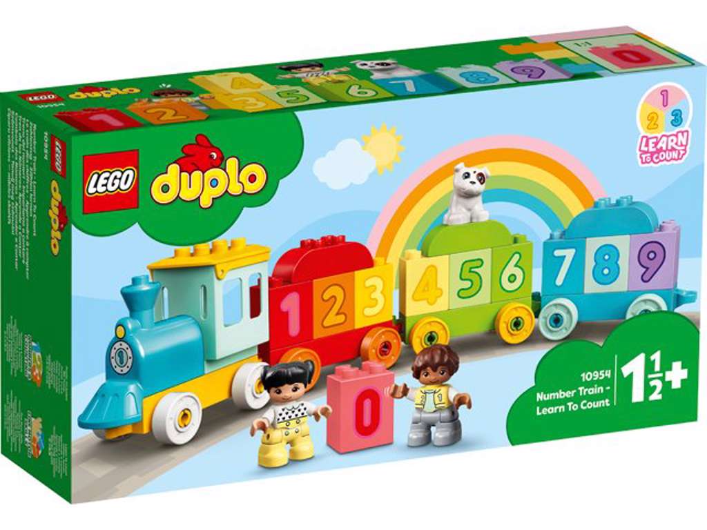 Lego Duplo - Tog med tal – lær at tælle - 10954