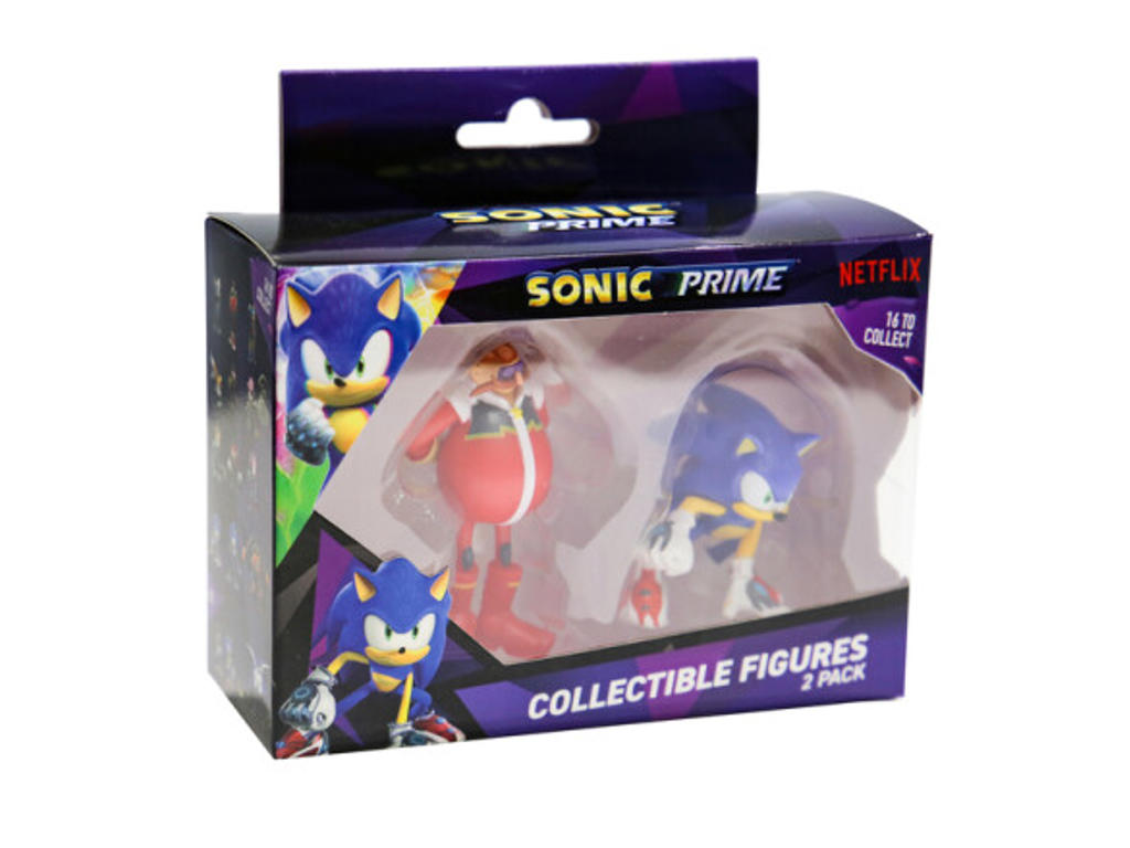 SONIC Figure 2 pack window box 6,5 cm S1 - Sonic + Dr. Robutnik
