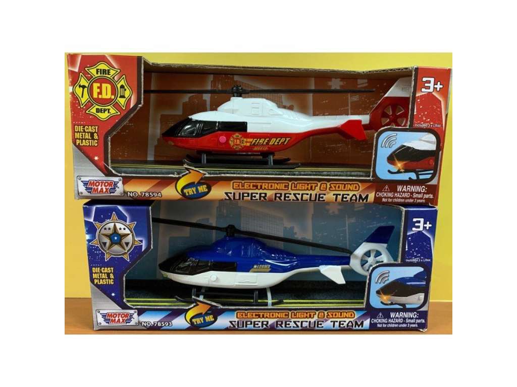 Helikopter m. lys og lyd - 23 cm