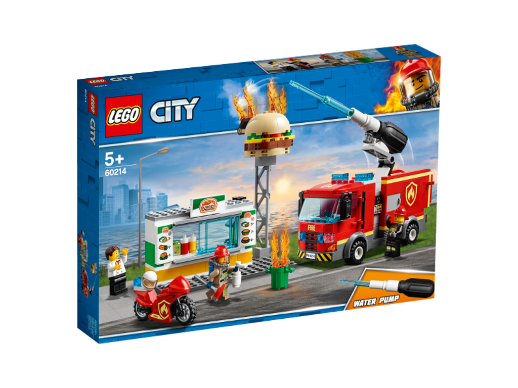 LEGO City Fire - Brand på burgerbaren - 60214