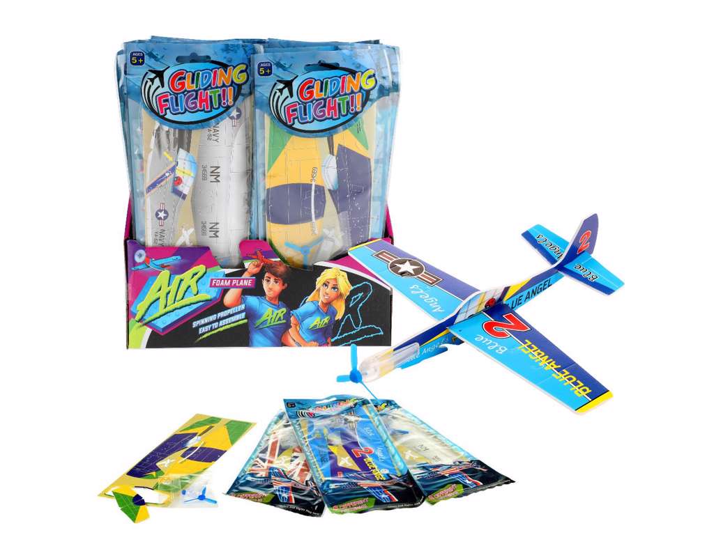 Svæveflyver i skum på 15 cm