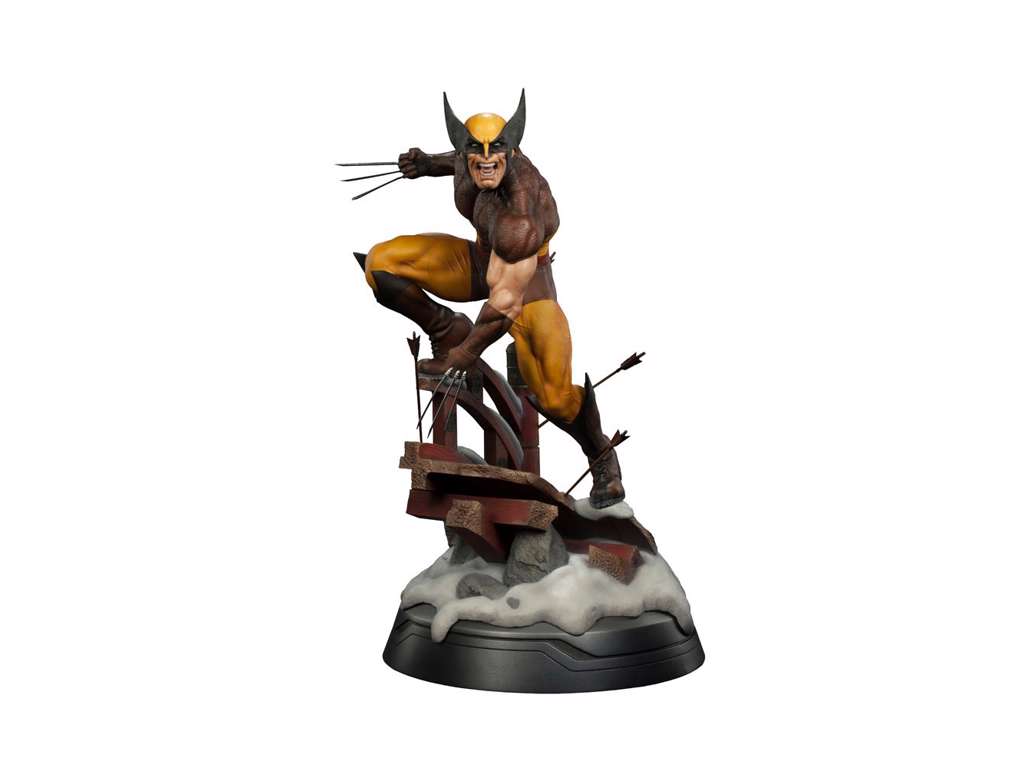 Marvel Premium Format figure af 1/4 Wolverine Brown Costume på 50 cm